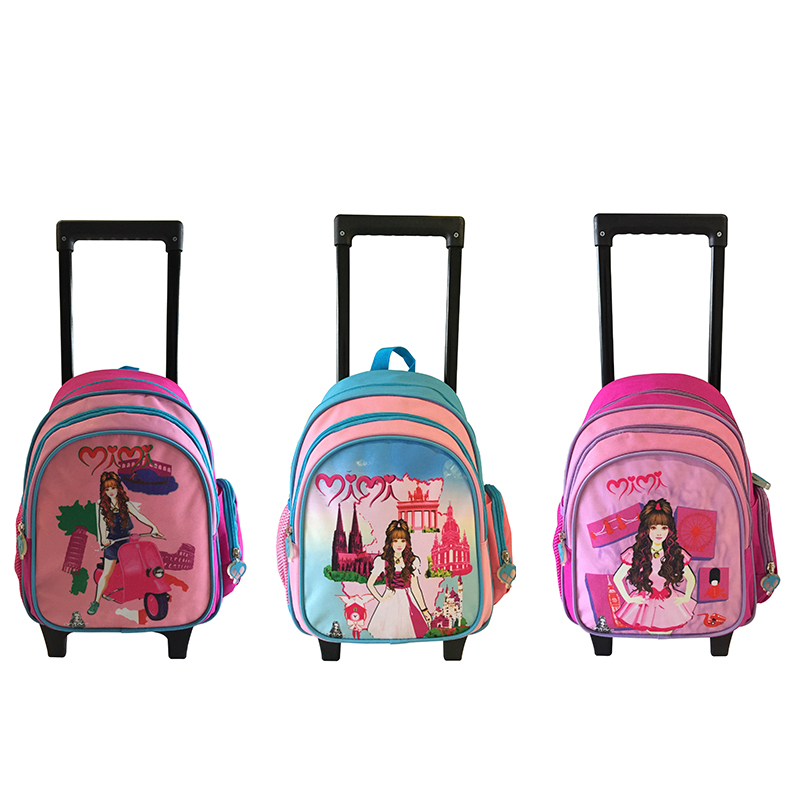 mochilas escolares con ruedas para niñas