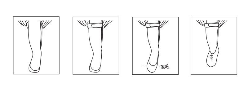 Instrucciones de órtesis ortopédica de tobillo y pie