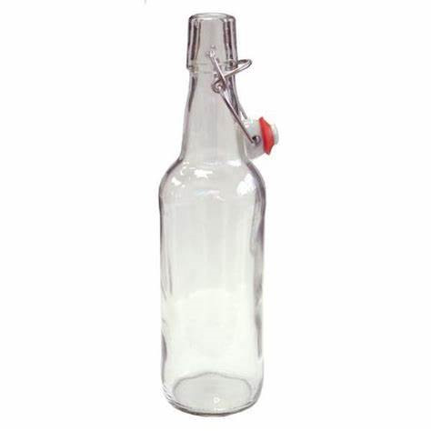 Botellas de vidrio de 330ml para bebidas.