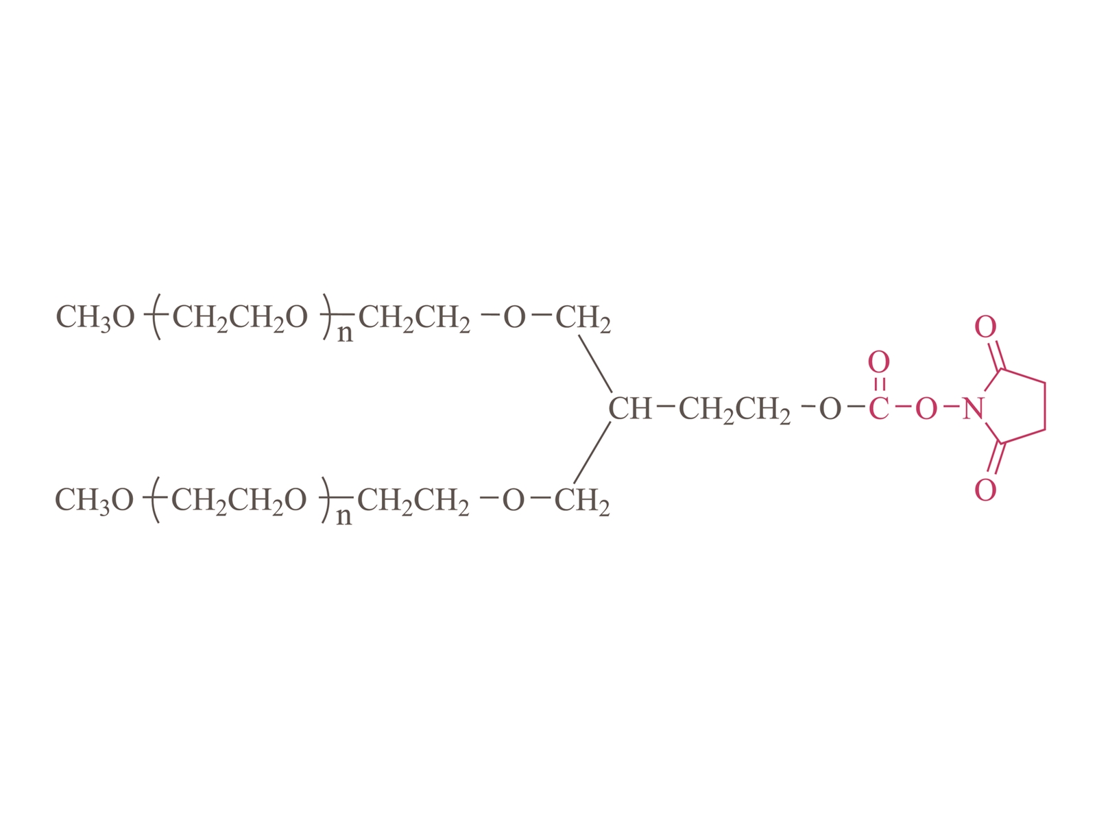 Methoxypoly de 2 brazos (etilenglicol) de carbonato de succinimidilo (PT02) [PEG-SC de 2 armas (PT02)]
