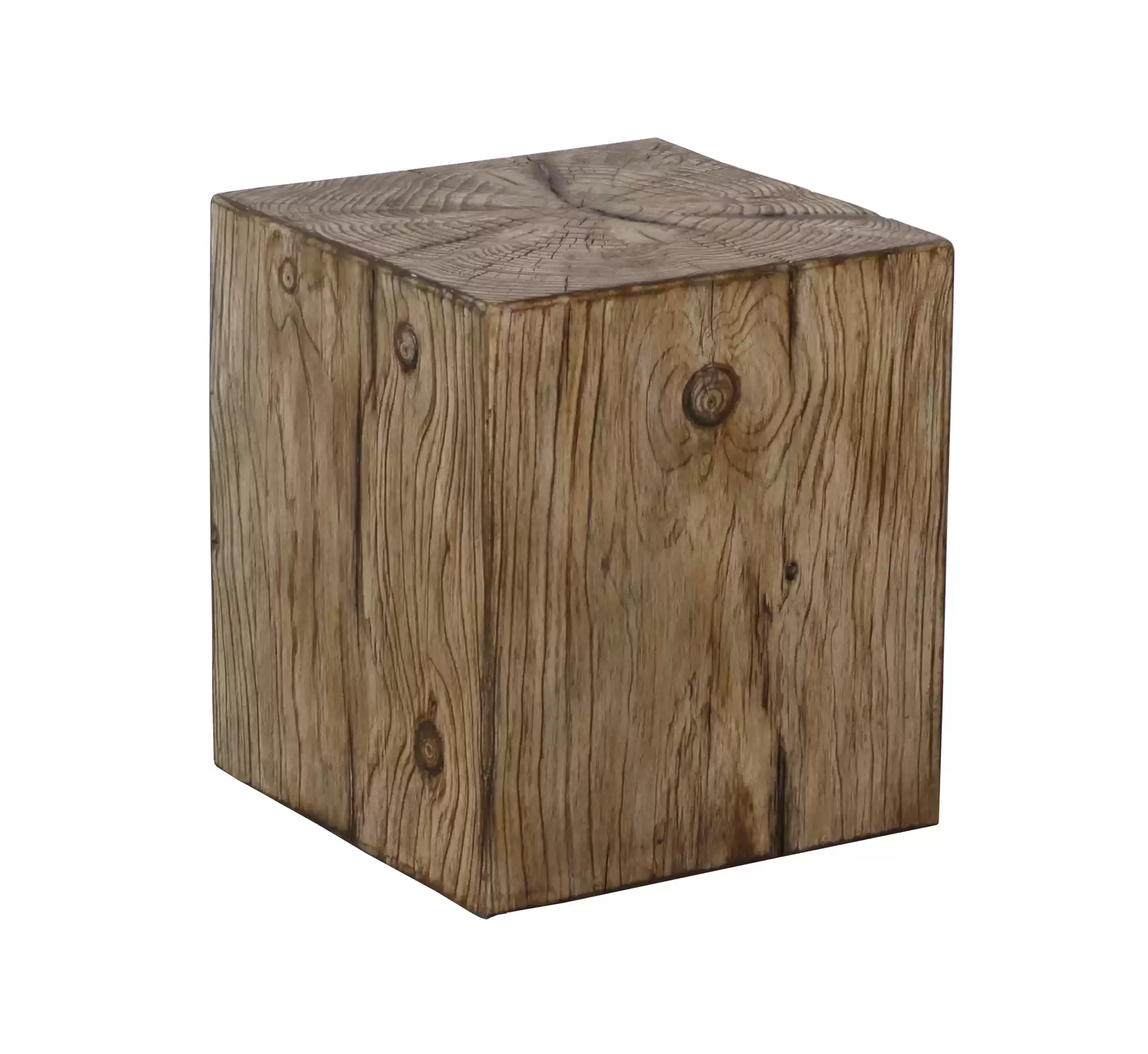 Mesa de acento de madera de muebles cuadradas para exteriores