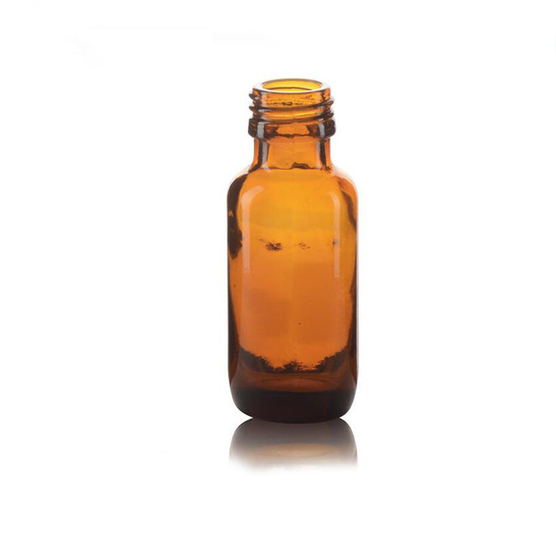 Botella farmacéutica de vidrio ámbar de alta calidad