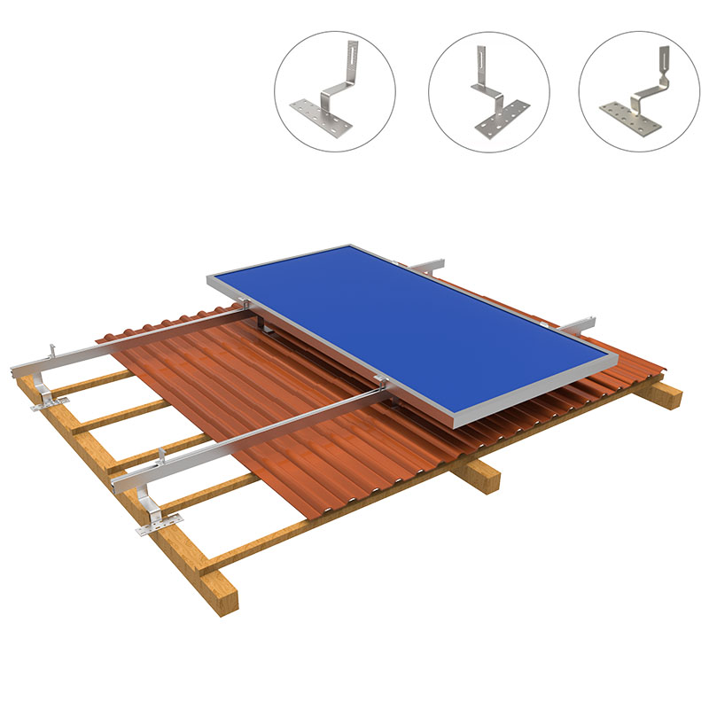 Abrazadera de techo de azulejos solares (serie CPR-C)