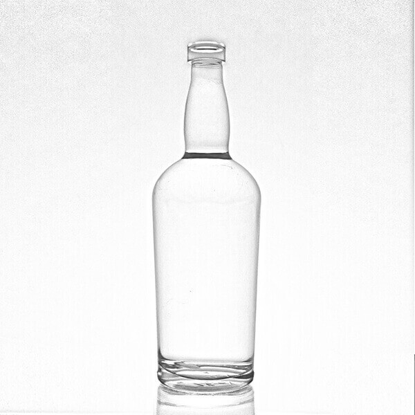 Botellas de licor de cristal de 750 ml con corcho.