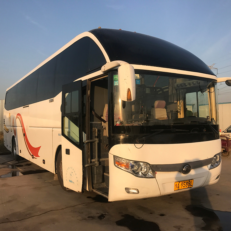 Autobús de segunda mano 12M YUTONG 6127 autobús de autocar con 55 asientos