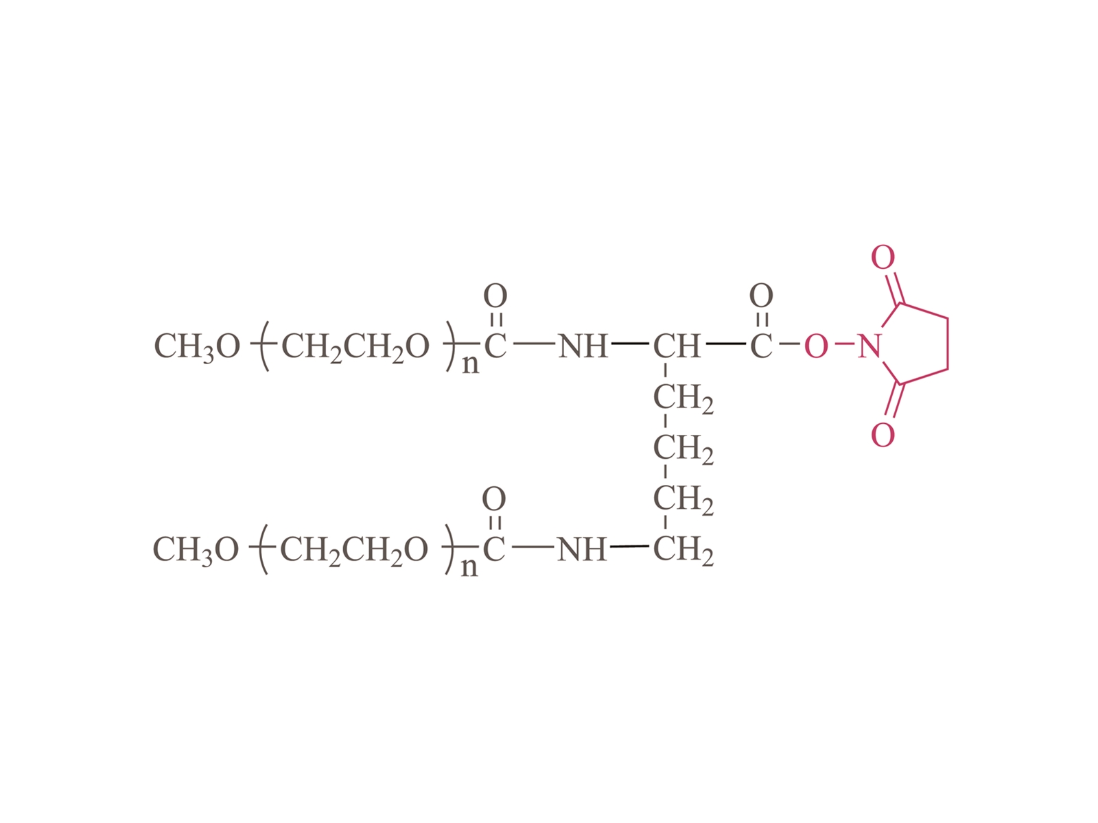 Methoxypoly de 2 brazos (etilenglicol) éster succinimidilio (LYS01) [PEG-NHS de 2 brazos (LYS01)]