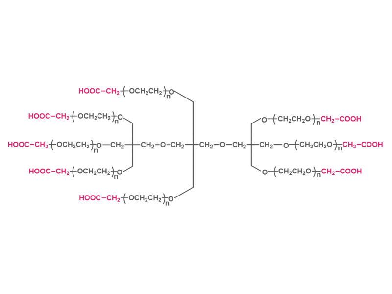Ácido carboxílico Poli (etilenglicol) de 8 brazos (TP) [PEG-CM-CM (TP)]