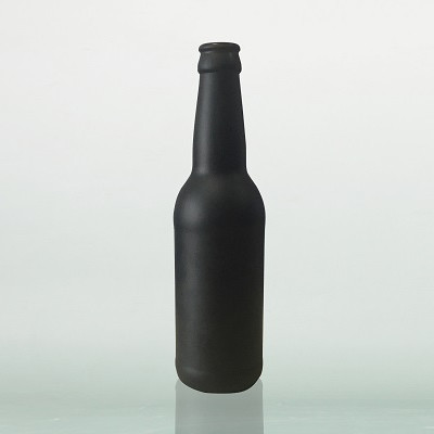 Botellas de cerveza negra de cristal 12oz