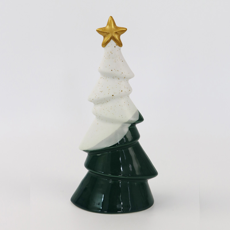 Mini árbol de navidad cerámica pequeño