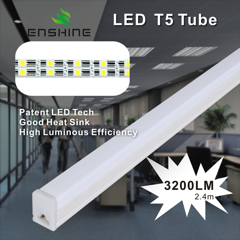 Alta eficiencia luminosa T5 TUBE PC / NANO / VESTE / AL + PC 6-32W YX-T5 LED