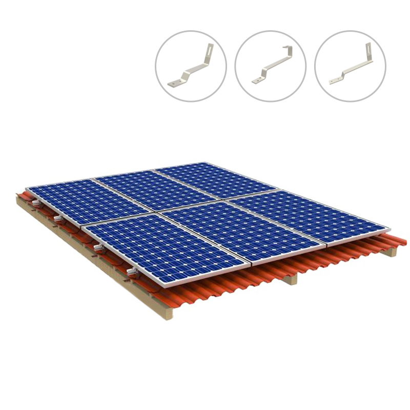 Abrazadera de techo de azulejos solares (serie CPR-F)