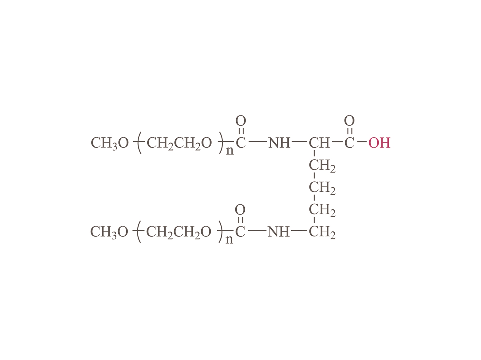 Acido metoxypoly de 2 brazos (etilenglicol) ácido carboxílico (LYS01) [PEG-COOH de 2 armas (LYS01)]