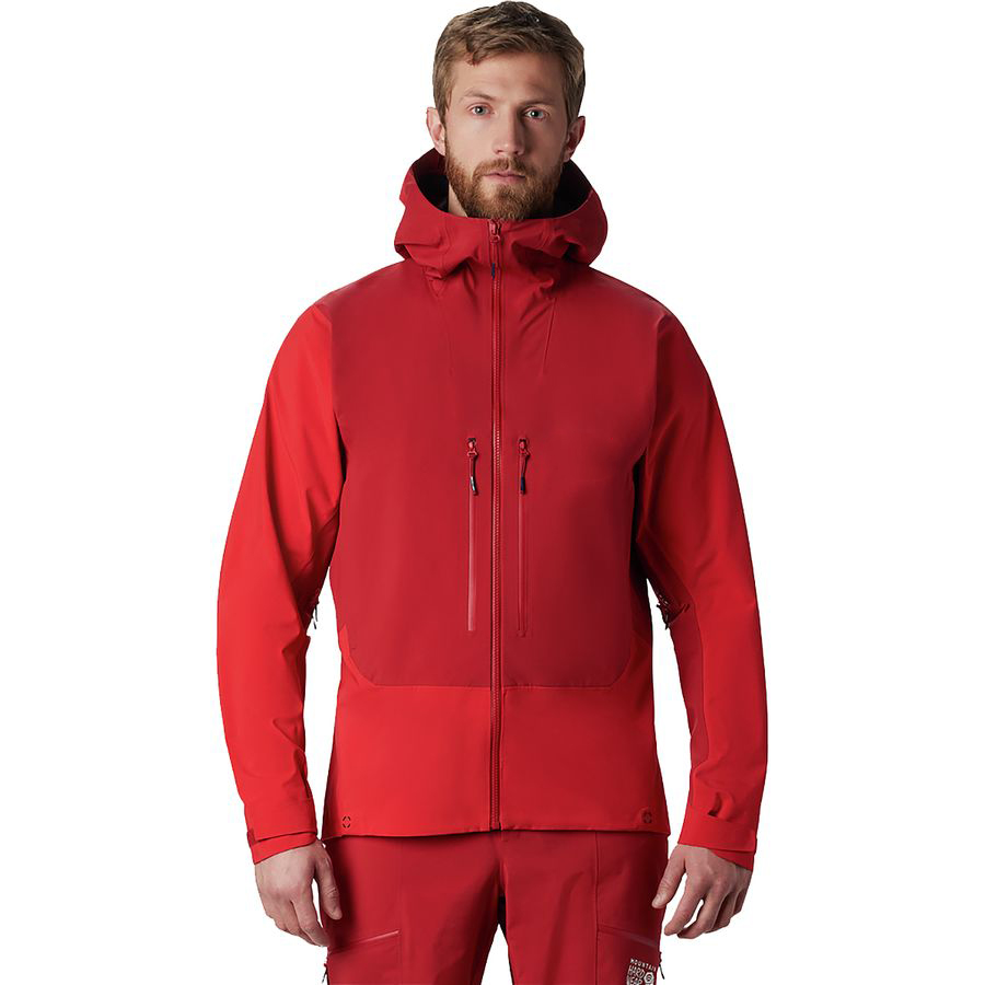 Nueva chaqueta de montaña transpirable impermeable de alto rendimiento con capucha