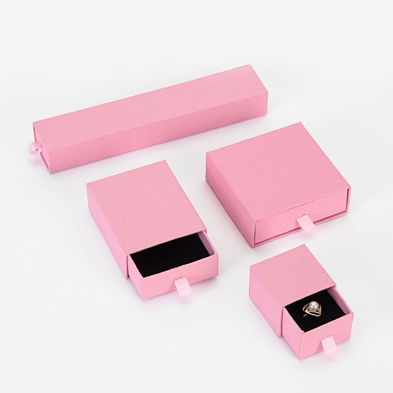 Colores personalizados Pequeñas joyas Anillo Organizador Regalo Packaging Set