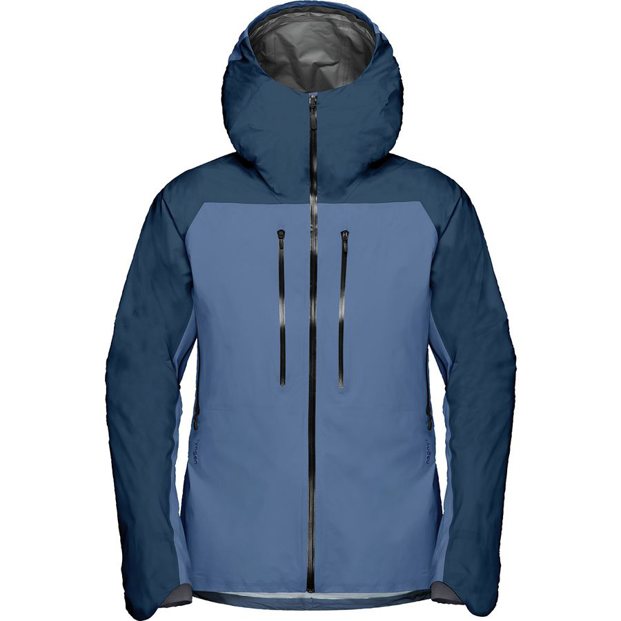 Nuevos hombres impermeable transpirable gore-tex 2-capa aislamiento de lluvia chaqueta de esquí
