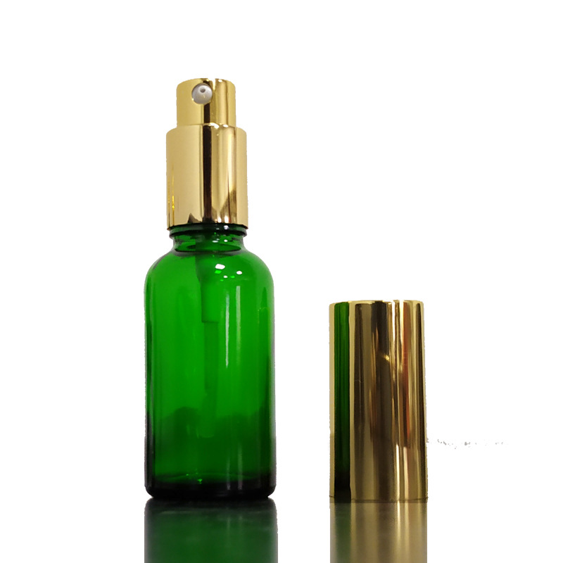 Doctor de botellas de rodillos de aceite esencial verde 10ml