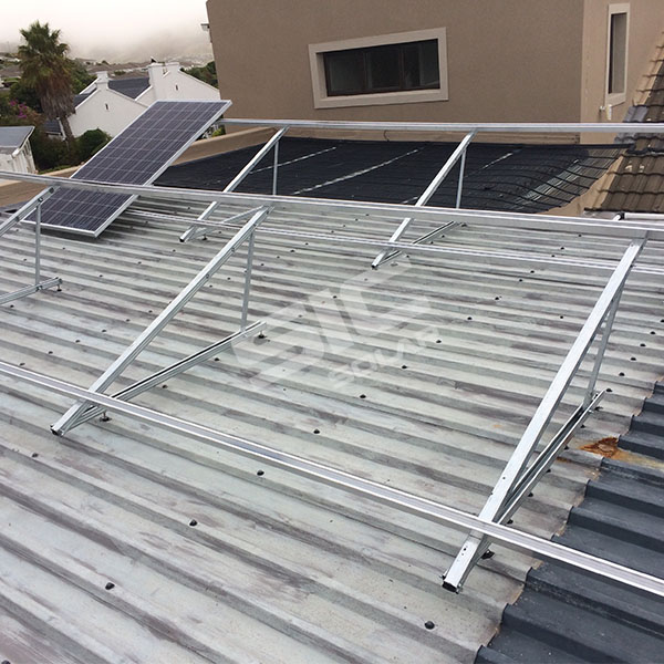 Montajes de techo de panel solar de triángulo fijo