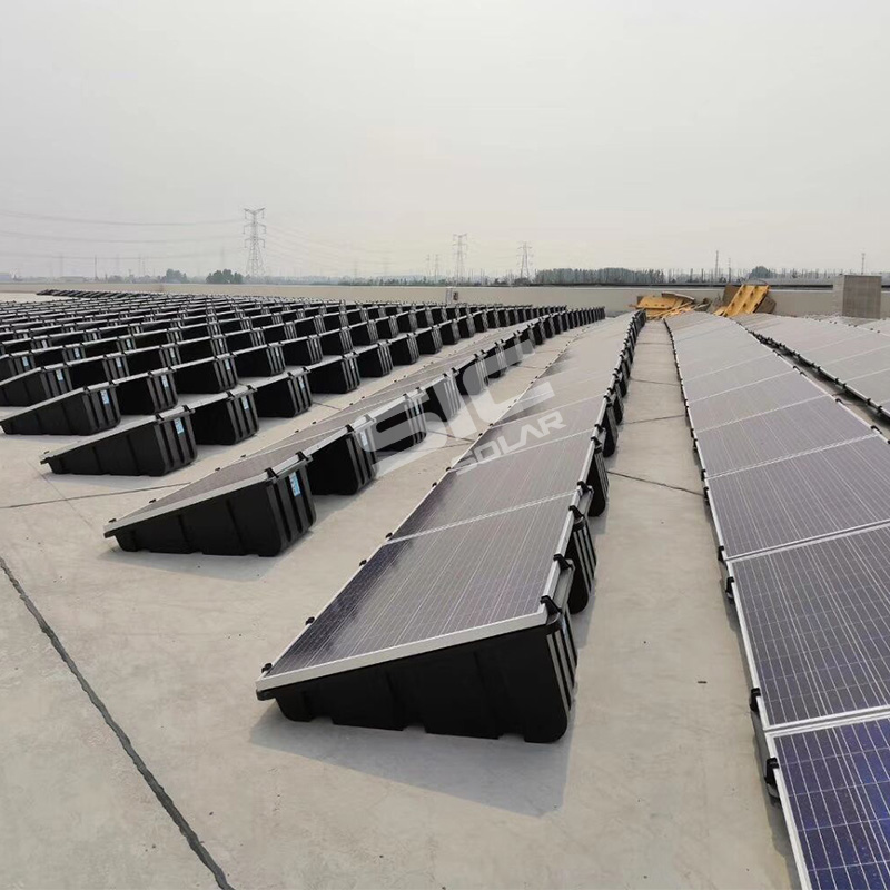 Montaje en el techo de lastre solar de plástico HDPE