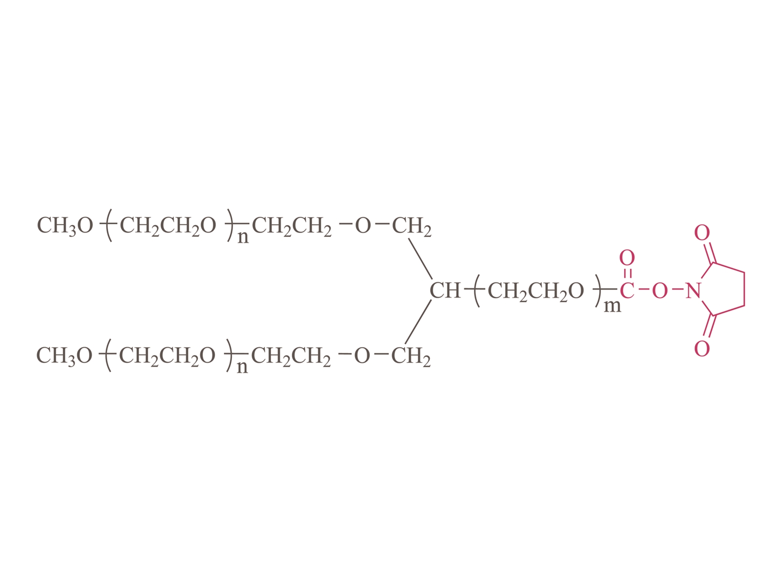 Poli (etilenglicol) poli (etilenglicol) carbonato de succinimidilo (Y1PT02) [PEG-SC de forma Y