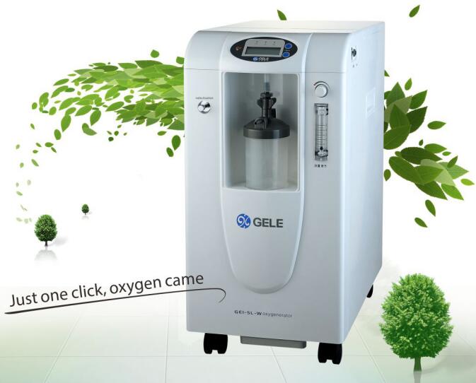 Concentrador de oxígeno médico de color blanco de venta caliente 5 litros