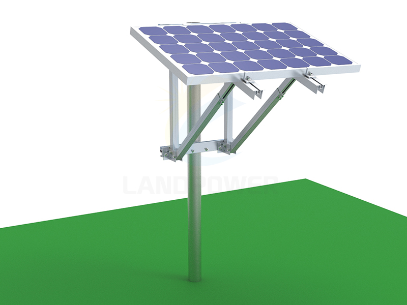 Soporte de panel solar de poste
