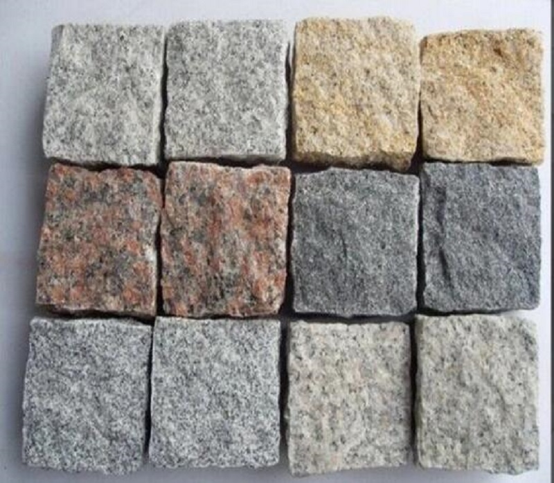 Piedra de cubo de pavimentación pulida de granito natural de alta calidad para piedra de paisajismo