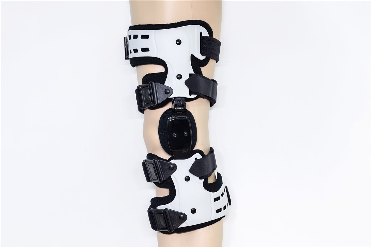Unloader OA Rodilleras con soporte de fractura de bisagra para el reemplazo de la junta de la pierna y la estabilización del ligamento