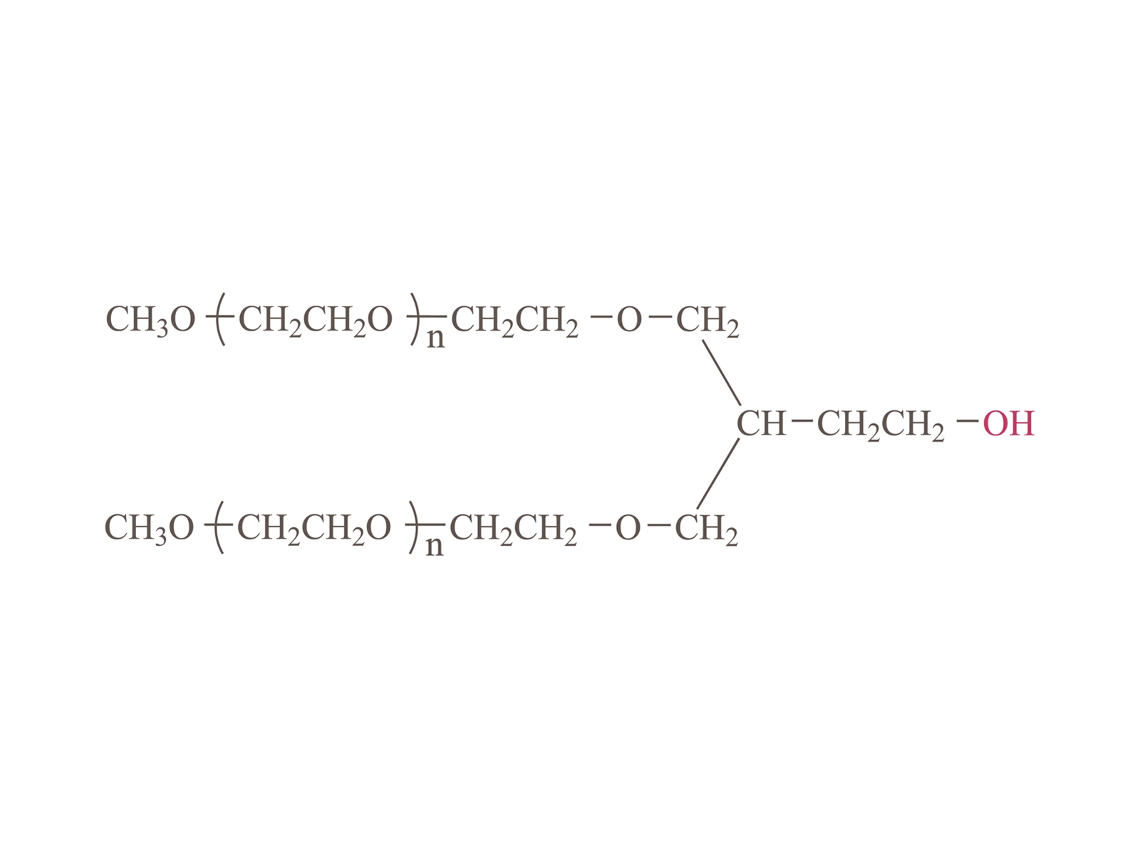 Methoxypoly de 2 brazos (etilenglicol) (PT02) [PEG-OH (PT02) de 2 brazos 2)]