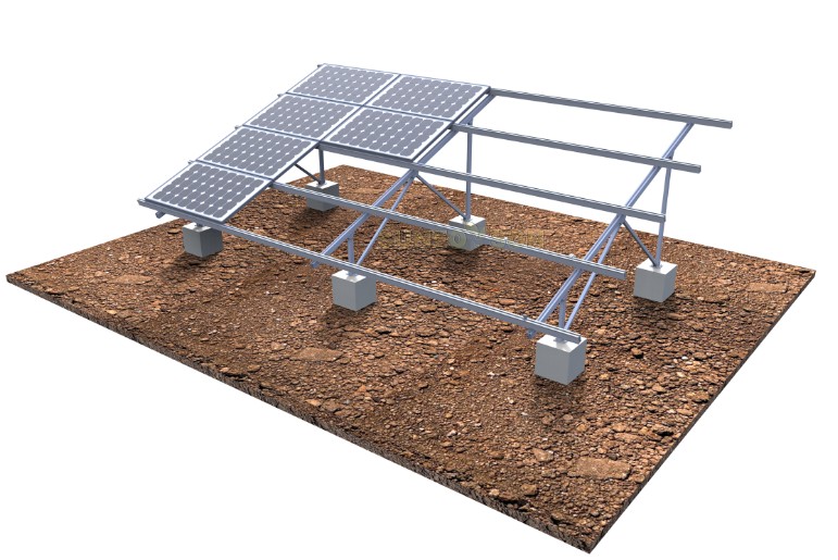Sistema de montaje en tierra solar