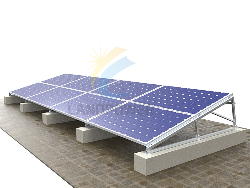 Sistema de montaje solar del techo plano del panel solar