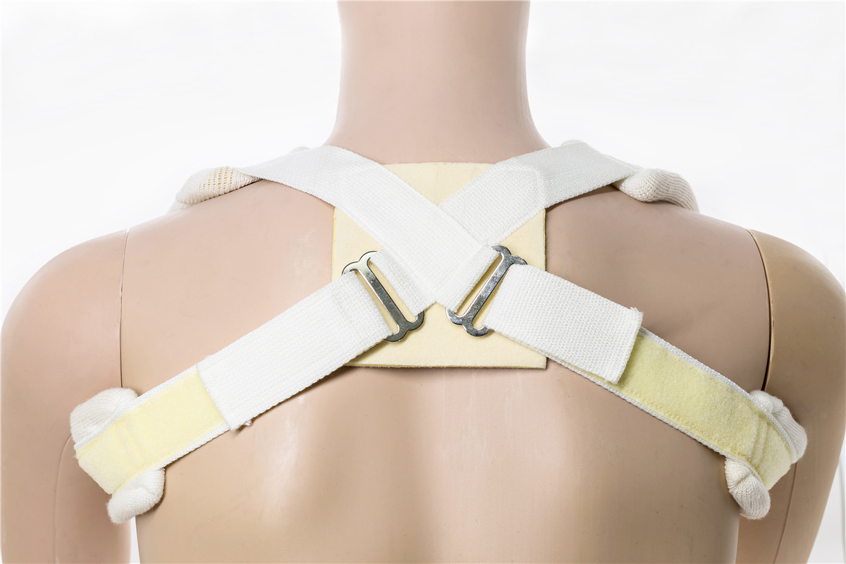 Clavícula fractura abrazadera o figura 8 correas correctoras de postura para cuello roto Cuello