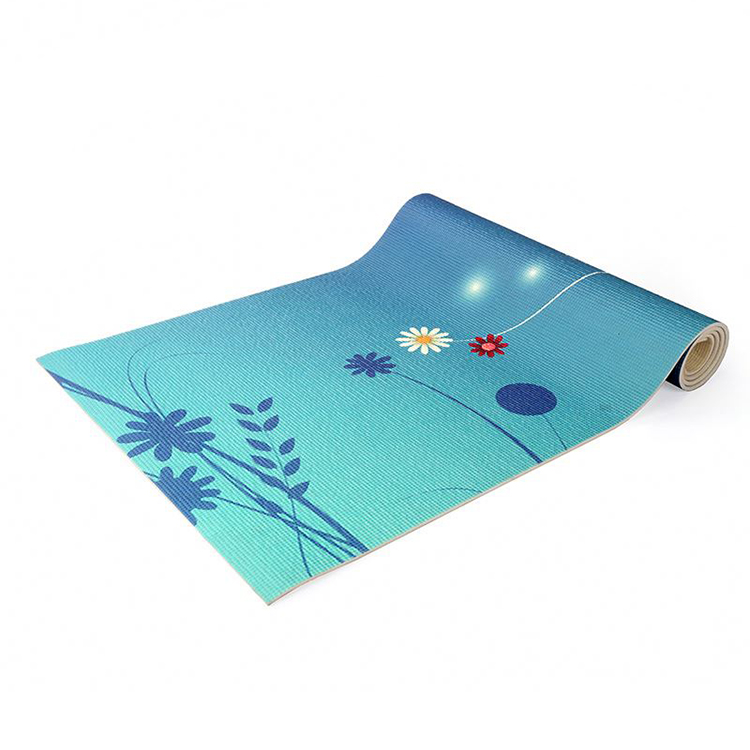 Imprimir personalizado barato lavable digital impresión gimnástica PVC yoga estera