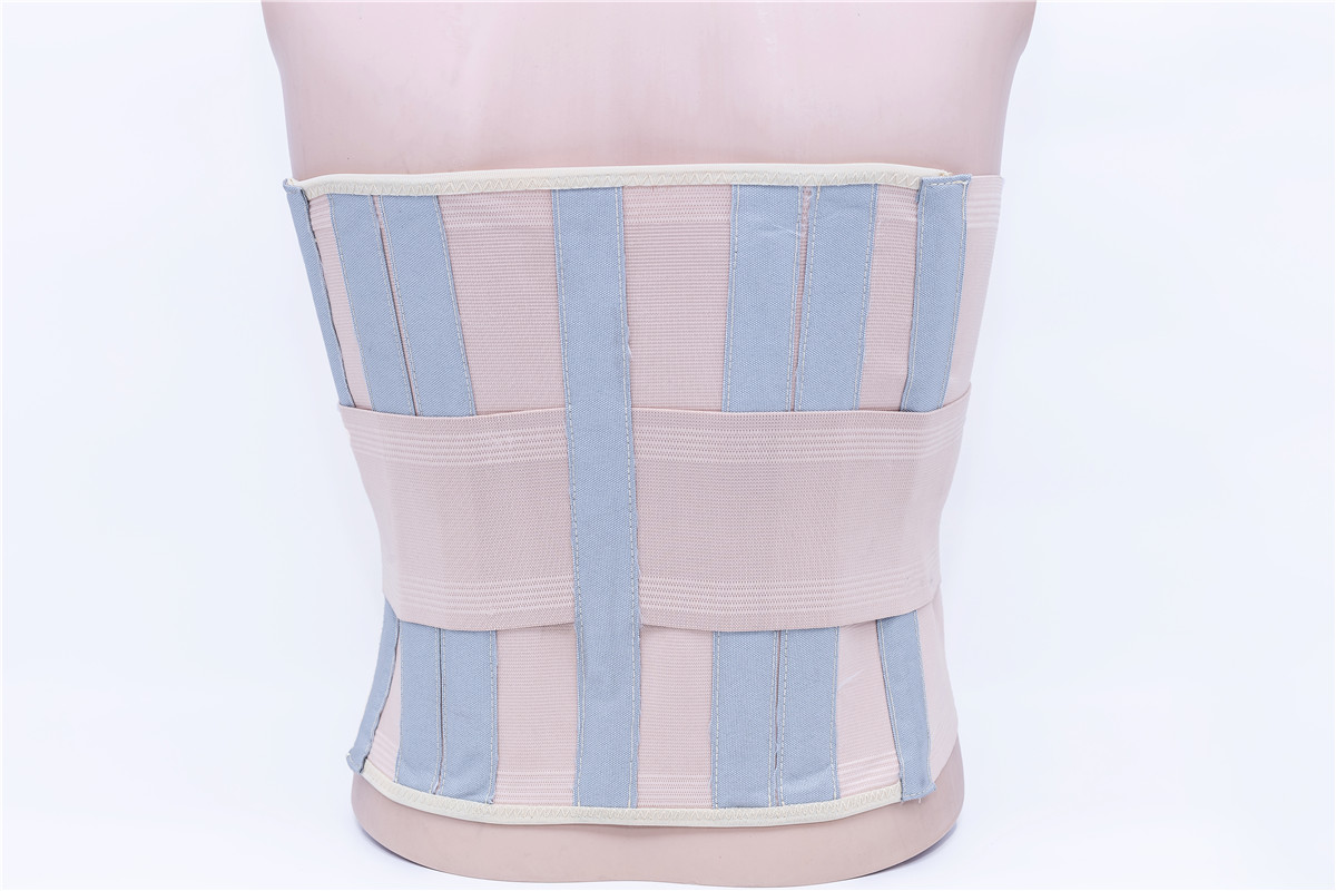 Cinturón de cintura elástico ajustable y abrazadera posterior para el dolor de espalda inferior o el corrector de postura