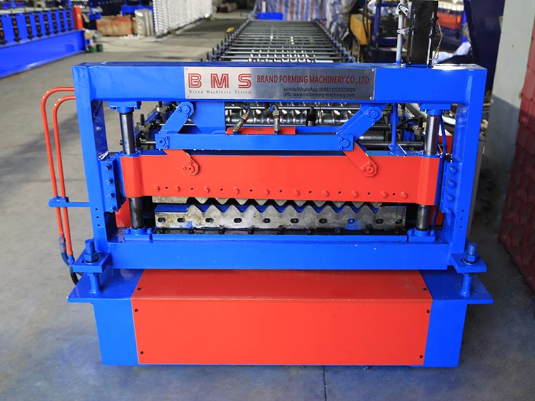 Máquina formadora de rollos de hoja corrugada YX18-76.2-762