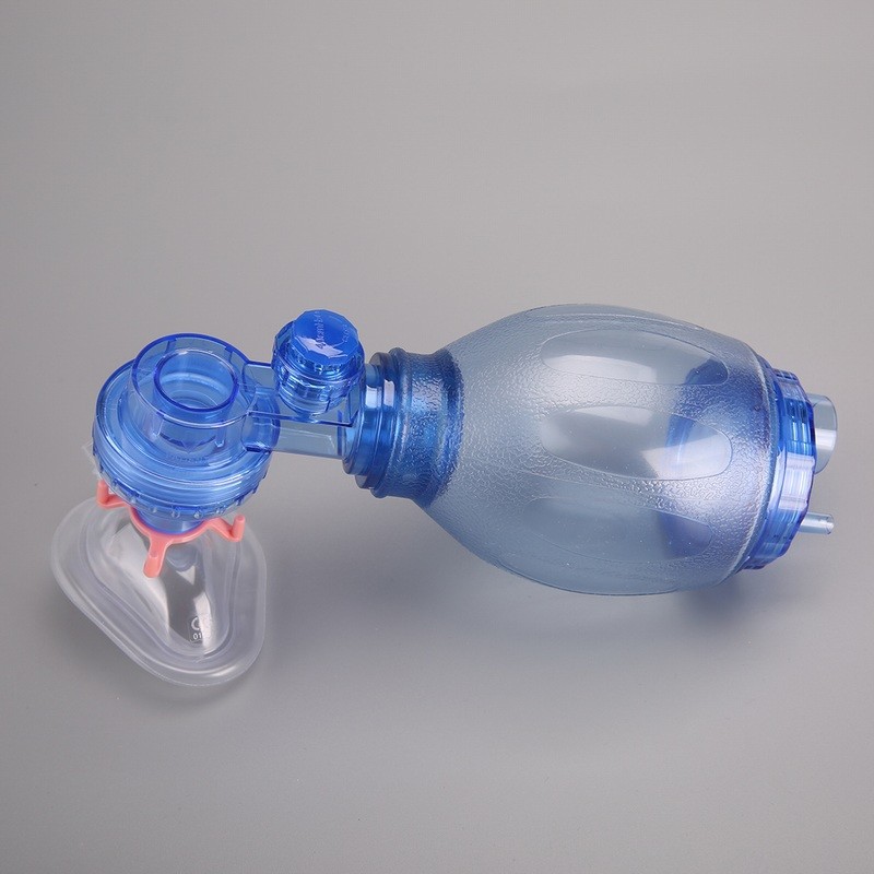 Máscara de anestesia de PVC con válvula de retención
