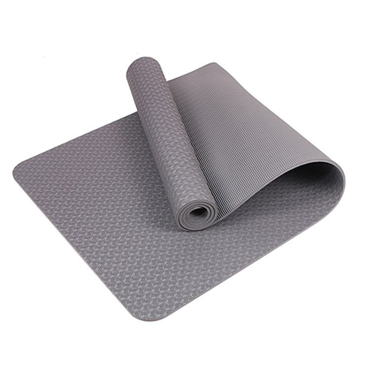 Alta calidad anti resbalón eco fitness ejercicio TPE Yoga Mat