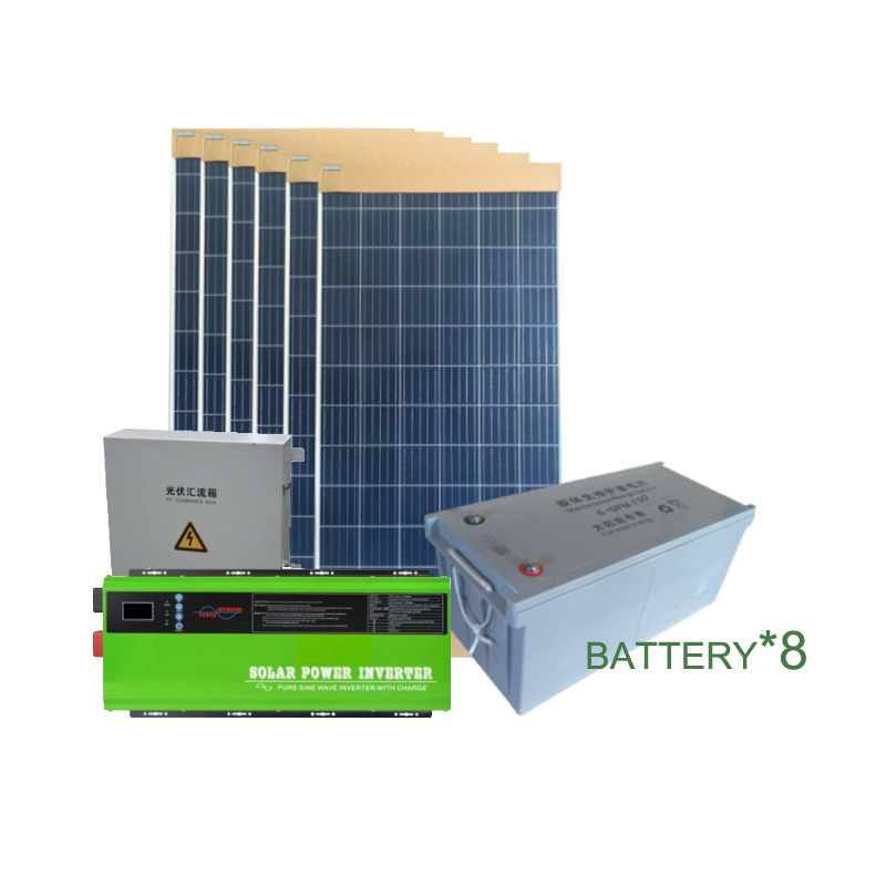 Sistema de panel PV Solar PV 48V 3KW para el hogar