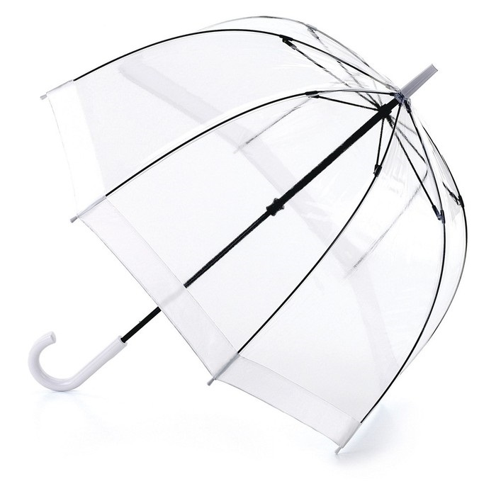 Gran paraguas de boda de cúpula transparente a prueba de viento