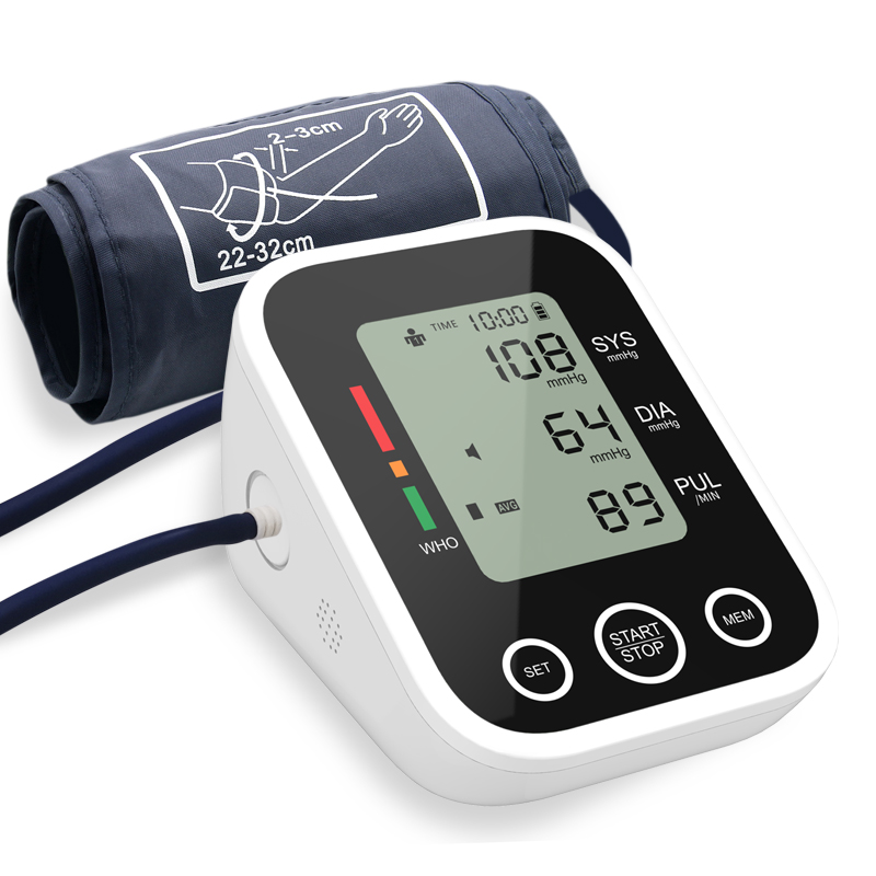 Nuevo medidor de presión arterial Monitor digital Spigmomanómetro