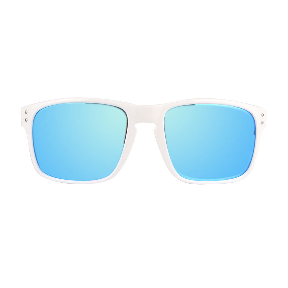 Gafas de sol cuadradas coloridas para conducir, gafas polarizadas para deportes al aire libre, gafas de sol para hombres de negocios de plástico CE UV400