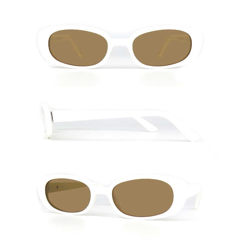 Gafas de sol con logotipo personalizado para hombre y mujer, anteojos de sol femeninos a la moda, con montura de acetato ovalado de alta calidad, venta al por mayor, 2022