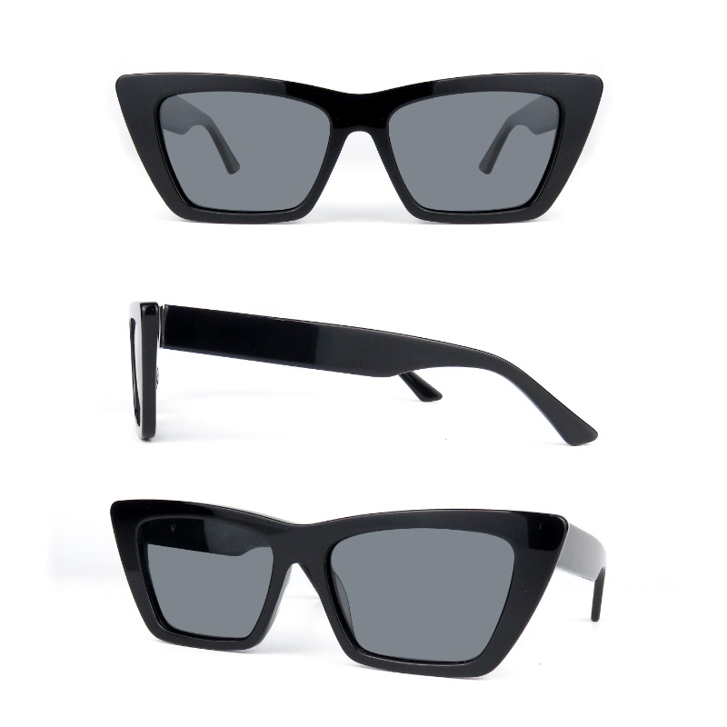 Gafas de sol de acetato personalizadas para hombre y mujer, anteojos de sol femeninos, a la moda, con montura cuadrada de gran tamaño, Estilo Vintage, novedad de 2022