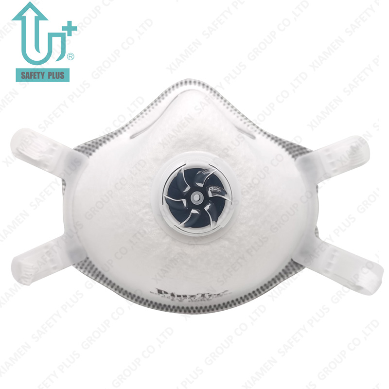 Tipo de vaso desechable FFP3 Nr D Grado de filtro Protección para adultos con respirador de polvo con gancho ajustable