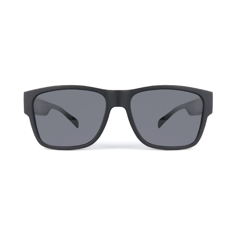 Gafas negras de la noche de los vidrios de la visión de las gafas de sol 2022 de la PC que conducen el logotipo de encargo de la cubierta