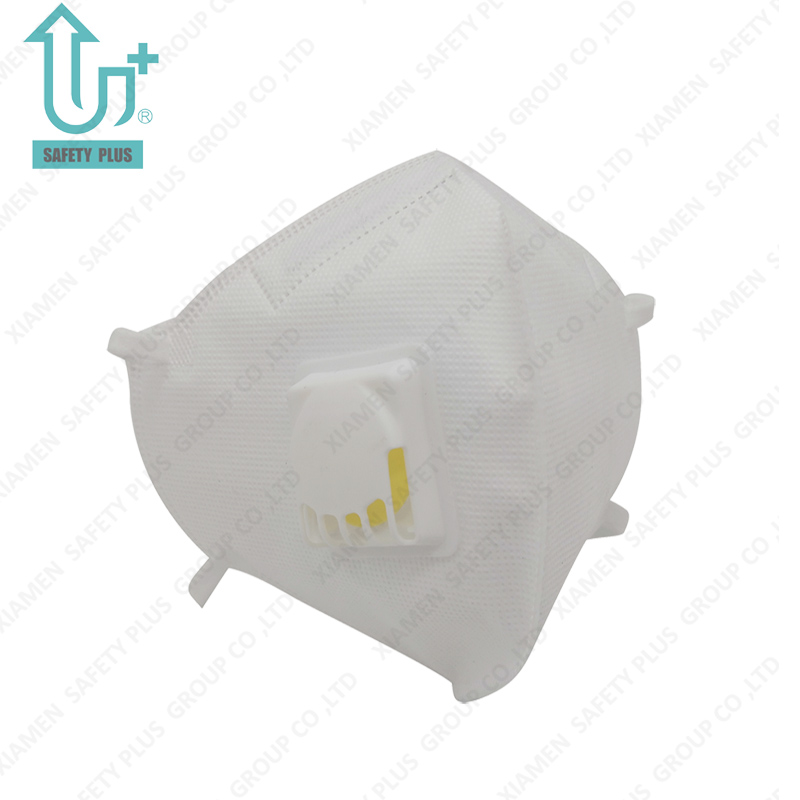 Respirador protector de la máscara de polvo del OEM de la prueba del polvo del filtro KN95 de la cara del ajuste respirable con la válvula cuadrada