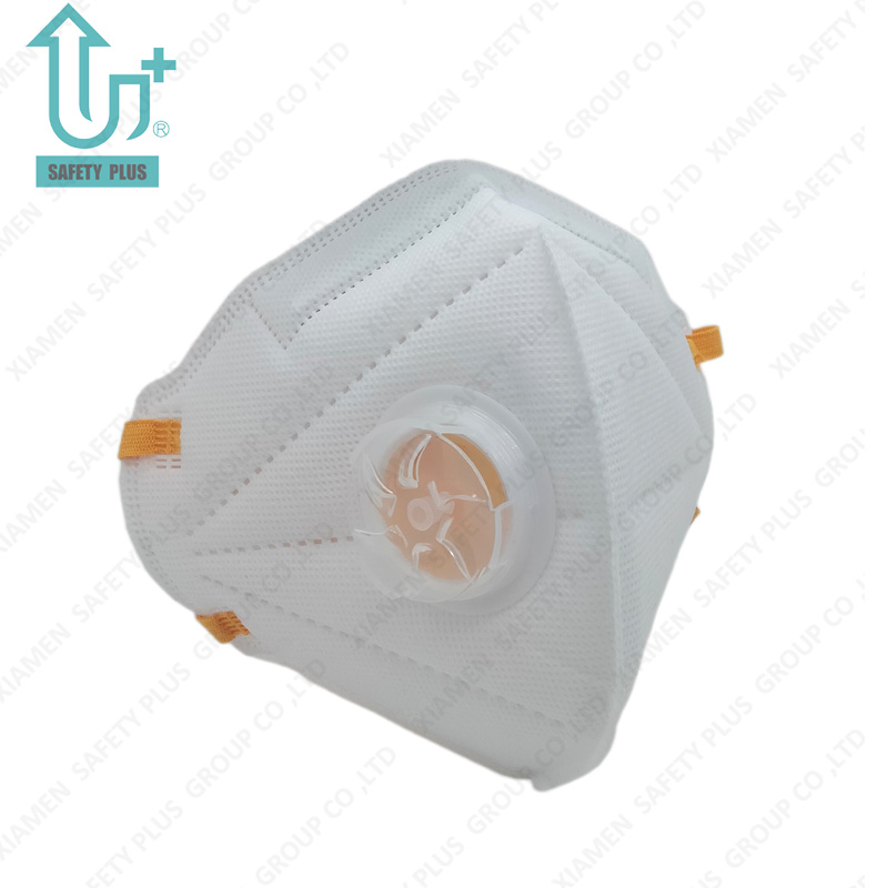Protección avanzada para adultos desechables FFP2 Nr D filtro EPI máscara antipolvo con válvula de PP soldada máscara antipolvo respirador