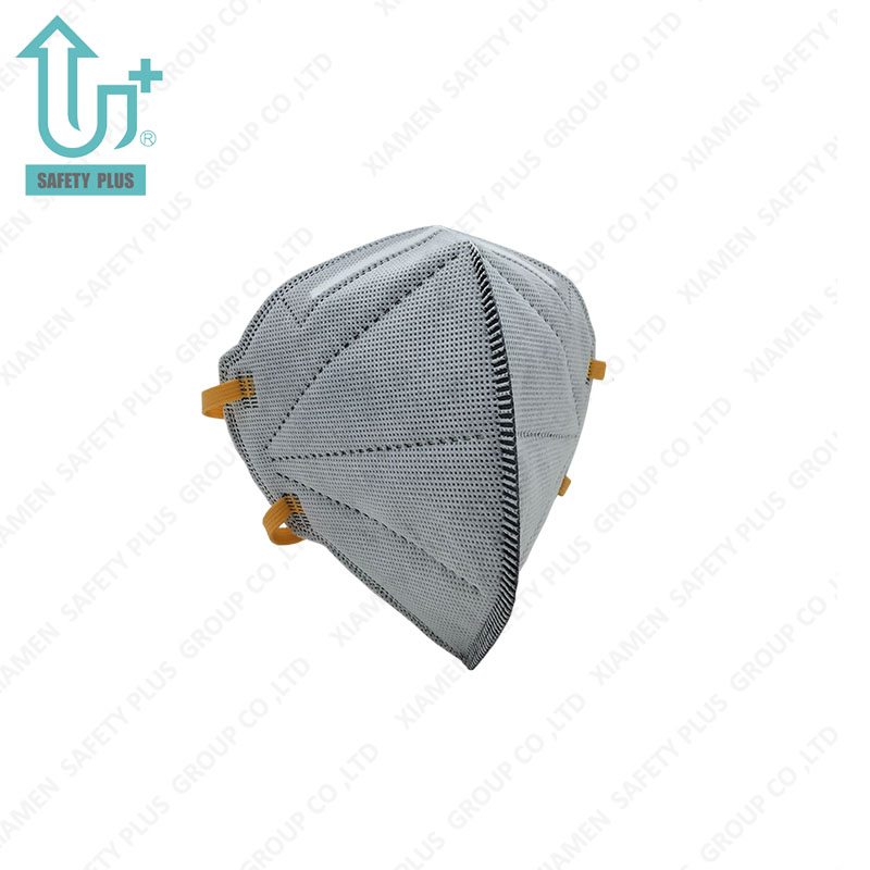 Dolomite-Tested En149 FFP2 Nr D filtración plegable máscara protectora contra el polvo respirador con máscara de seguridad de carbón activo