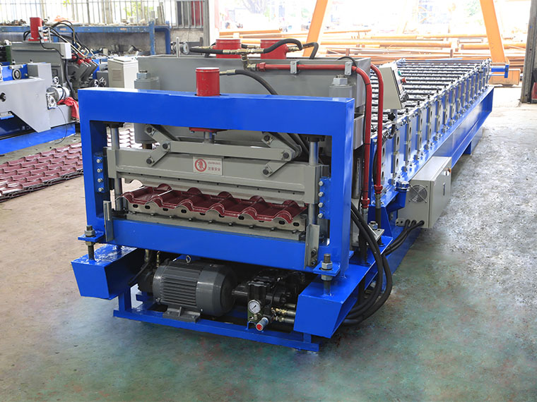 Máquina formadora de rollos de tejas esmaltadas YX25-162-810
