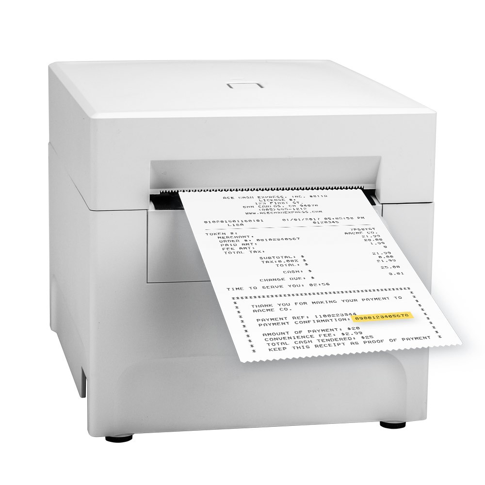 Impresora de escritorio de facturas POS de recibos térmicos de alta velocidad de 3 pulgadas con cortador automático