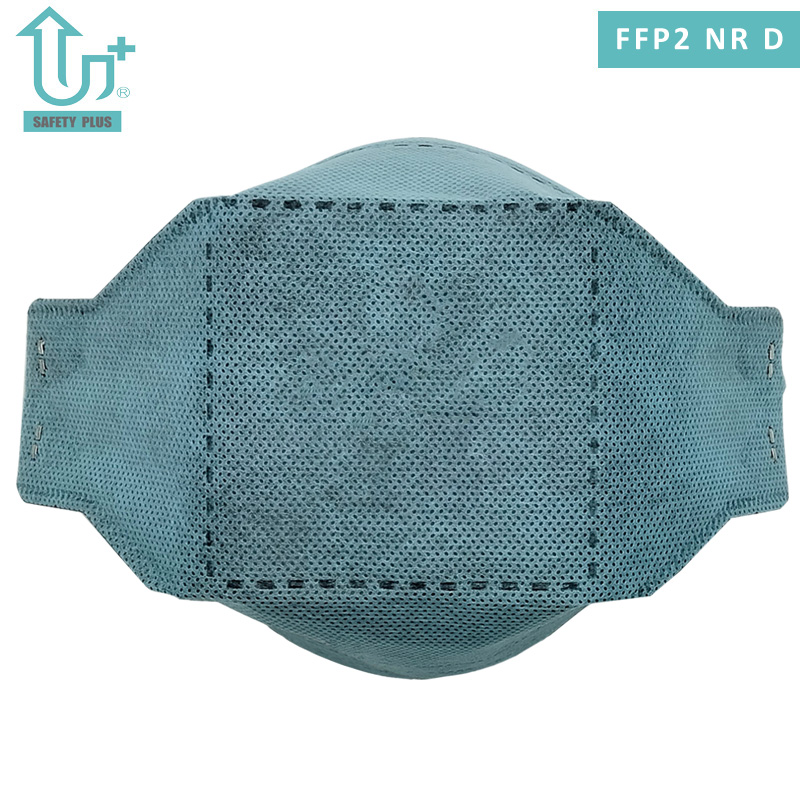 Diseño de forma excelente Tela no tejida FFP2 Nr D Clasificación de filtro Mascarilla plegable Mascarilla protectora respirador